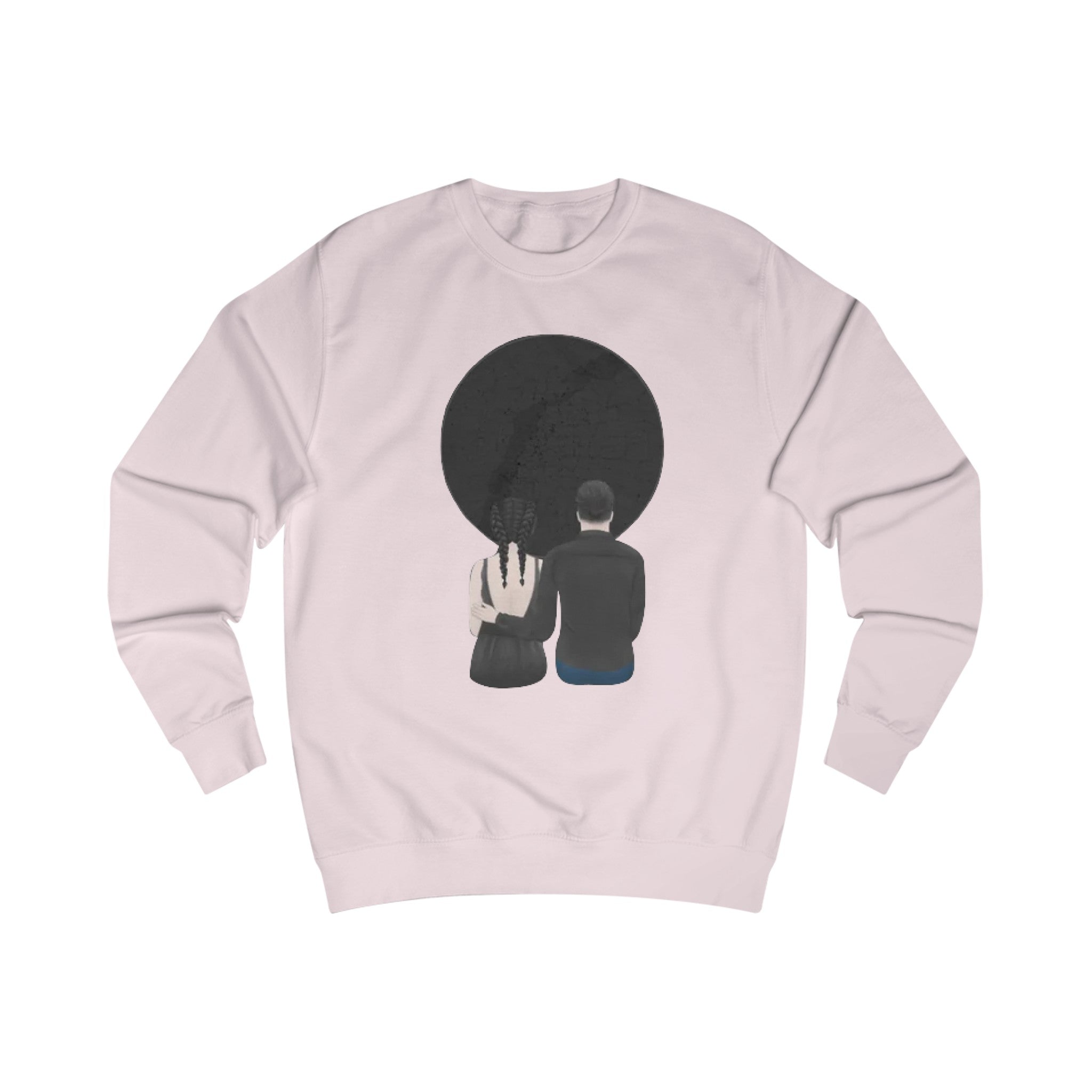 Couple with custom location and Title | Unisex Crew Sweatshirt